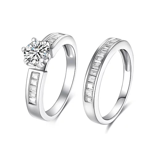 Platinum ring set for couple online