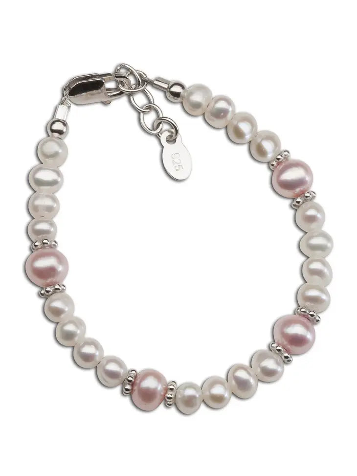 Pink 2025 pearl bracelet